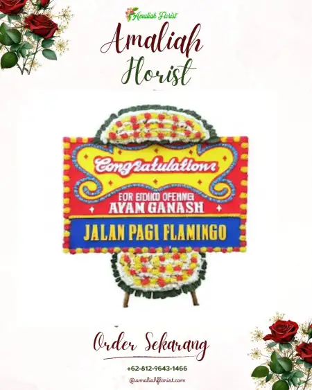 Sewa Papan Bunga Harara